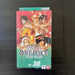 One Piece TCG: Starter Deck ST-30, Luffy & Ace, English, New/Sealed - Image 1