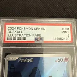 Pokemon TCG Duskull Illustration Rare Card Shrouded Fable 068/064 PSA 9 - Image 2