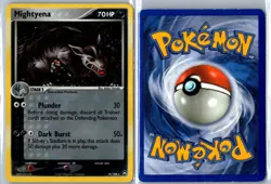 Pokemon Card - Mightyena (Cosmos Holo) Deck Exclusives 18/108 Holo Rare Holo HP - Image 3