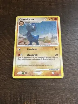 CRANIDOS 2007 POKEMON DIAMOND & PEARL #DP07 PROMO HOLO CARD LP - Image 1