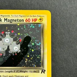 1st Edition Dark Magneton 11/82 Team Rocket Holo Rare Pokemon Card - Image 3