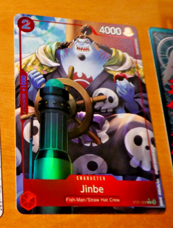 ONE PIECE ENGLISH CARD PROMO GAME CARTE JINBE ST21-005 ALT EN NM - Image 1