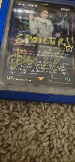 Alex Kingston Signed SURGE FOIL Doctor Who MAGIC/MTG encased PSA - Image 2