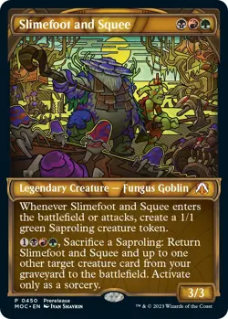 Slimefoot and Squee (Showcase) [Prerelease Cards] NM - Magic - Image 1