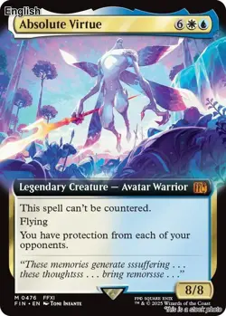 MTG Absolute Virtue (Extended Art) Final Fantasy #0476 Regular - Image 1