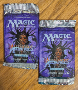 MTG - 2x Alliances Booster Pack - Magic the Gathering Factory Sealed 1996 - Image 1