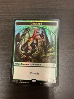 DINOSAUR TREASURE TOKEN 011/012 FOIL IXALAN MTG MAGIC LP Rare - Image 2