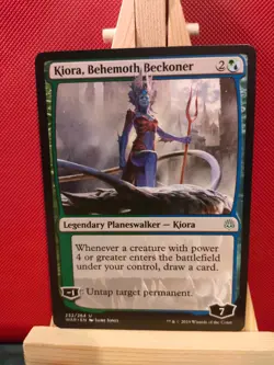 Kiora, Behemoth Beckoner - War of the Spark - Uncommon - NM - MTG - Image 1
