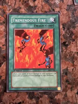 Yu-Gi-Oh! TCG Tremendous Fire Metal Raiders MRD-088 1st Edition Common - Image 1