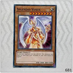 Splendid Venus - SR05-EN012 - Common 1st Edition Yugioh - Image 1