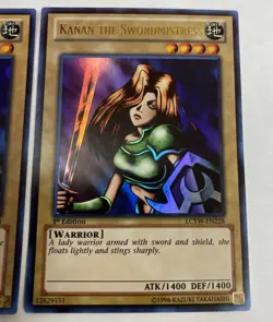 Yugioh - Kanan The Swordmistress LCYW-EN228 1st Edition ULTRA NM X2 - Image 3