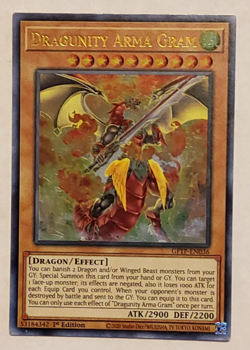 Yu-Gi-Oh Dragunity Arma Gram 1st edition Ultra Rare GFTP-EN036 - Image 1