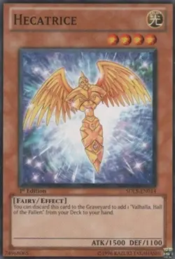 YUGIOH 3x Hecatrice SDLS-EN014 Light-played LP x 3 - Image 1