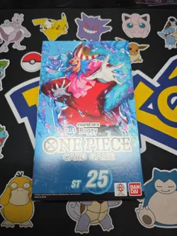 One Piece TCG Blue Starter Deck 25 Buggy ST-25 Include OP-11 Booster New Sealed - Image 1