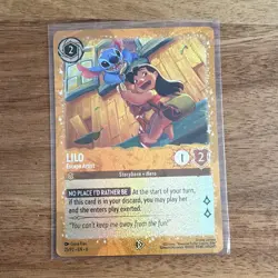 Ravensburger Disney Lorcana Promo Lilo - Escape Artist 25/P2 Foil Amber EN - Image 1