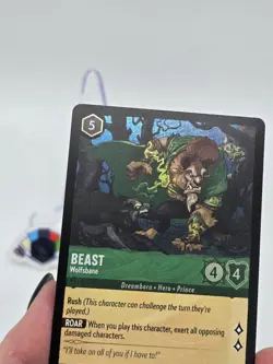 Beast Wolfsbane 70/204 Legendary COLD FOIL Disney Lorcana First Chapter NM *RC - Image 3