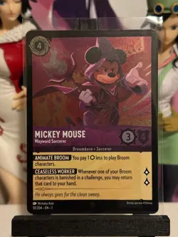 Disney Lorcana Mickey Mouse Wayward 51/204 The First Chapter Foil Super Rare! - Image 1