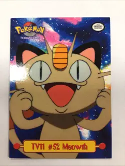 Meowth TV11#52 1999 Pokemon Topps Animation Edition Puzzle Card - Image 1