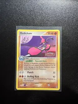 Medicham Power Keepers Reverse Holo Uncommon Stamped Pokemon Card 34/108 - Image 1