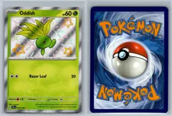 Oddish 092/091 Shiny Rare Paldean Fates Pokemon Card Near Mint - Image 3