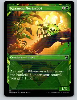 Magic the Gathering Kazandu Nectarpot Showcase Zendikar Rising MTG Free Shipping - Image 1