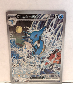 Kingdra ex 131 SV: Scarlet & Violet Black Star Promo Pokemon Card English - Image 1