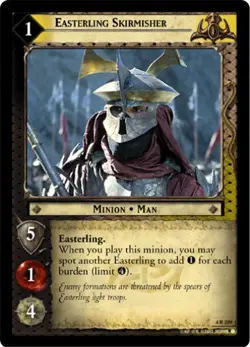 LOTR TCG TTT Two Towers EASTERLING SKIRMISHER 4R229 NM/MINT Top Shelf Card - Image 1