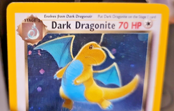 Dark Dragonite 5/82 Holo Rare - Team Rocket Unlimited WotC Pokemon Card - LP/MP - Image 2