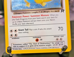 Dark Dragonite 5/82 Holo Rare - Team Rocket Unlimited WotC Pokemon Card - LP/MP - Image 4