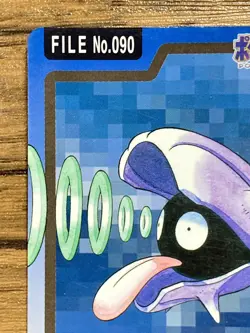 Pokemon Carddass Card Shellder File No.90 Bandai Pocket Monsters 1997 Japan - Image 3