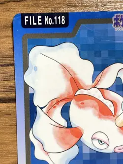 Pokemon Carddass Card Goldeen File No.118 Bandai Pocket Monsters 1997 Japan - Image 3