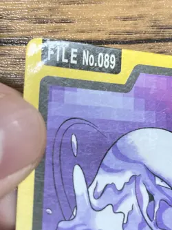 Pokemon Carddass Card Muk File No.89 Bandai Pocket Monsters 1997 Japan - Image 3