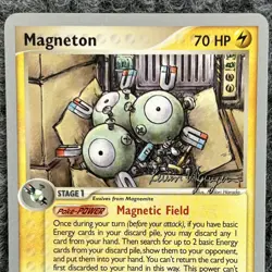 Pokemon EX 2004 World Championships Ruby Sapphire Magneton 17/97 Rare Card - Image 3