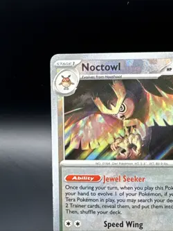 Noctowl 078/131 Sv: Prismatic Evolutions Masterball Pattern Pokemon Card #2 - Image 2