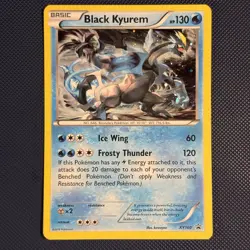 Black Kyurem XY160 - XY Black Star - Promo Holo Pokemon Card - LP - Image 1