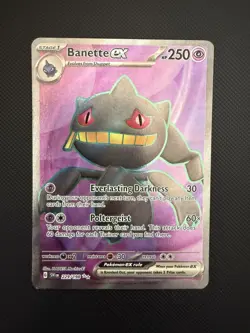 NM Banette ex 229/198 Scarlet & Violet Base Set Ultra Rare Pokemon Card - Image 1