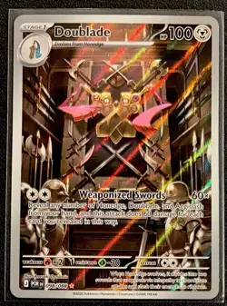 Pokemon TCG Card Doublade 098/088 Illustration Rare POR EN - Image 1