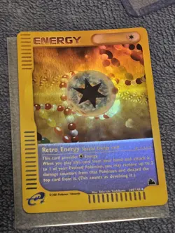 Pokemon TCG Card Retro Energy Skyridge 144/144 Reverse Holo - Image 1