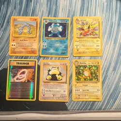 Pokemon TCG 6-Card Lot—Onix Poliwrath Jolteon Snorlax Raichu Holo EN - Image 1