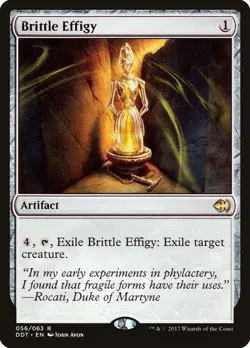 Brittle Effigy MP #56 Duel Decks: Merfolk vs. Goblins MTG - Image 1