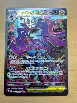 Pokemon TCG Mega Dragalge EX 118/086 Special Illustration Rare Chaos Rising - Image 1
