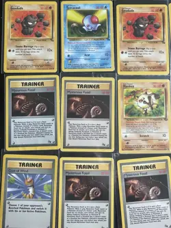 Pokemon TCG Vintage 86 Card Lot - Commons, Trainers - Base, Jungle, Fossil - Image 4