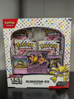 Pokemon TCG Scarlet & Violet 151 Alakazam Ex Collection Box SEALED - Image 1