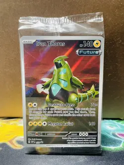 SEALED Pokemon Iron Thorns SVP 098 Temporal Forces Holo Black Star Promo NM - Image 1