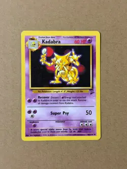 KADABRA 46/130 UC BASE SET 2 POKEMON LIGHTLY PLAYED - Image 1