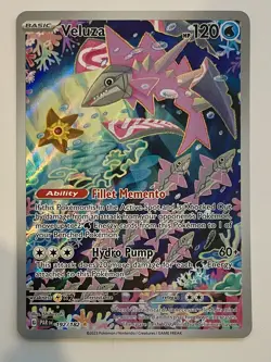 Pokemon TCG - Veluza - Illustration Rare SV04: Paradox Rift 192/182 - Image 1