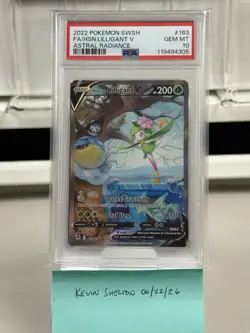 Pokemon Hisuian Lilligant V Astral Radiance IR PSA 10 Gem Mint 163/189 - Image 1