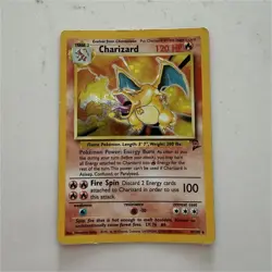 Pokemon Charizard 4/130 Holo Rare Base Set 2 Vintage WOTC 2000 Authentic - Image 1