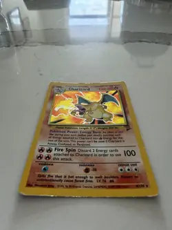 Pokemon Charizard 4/130 Holo Rare Base Set 2 Vintage WOTC 2000 Authentic - Image 2