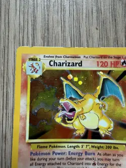 Pokemon Charizard 4/130 Holo Rare Base Set 2 Vintage WOTC 2000 Authentic - Image 5